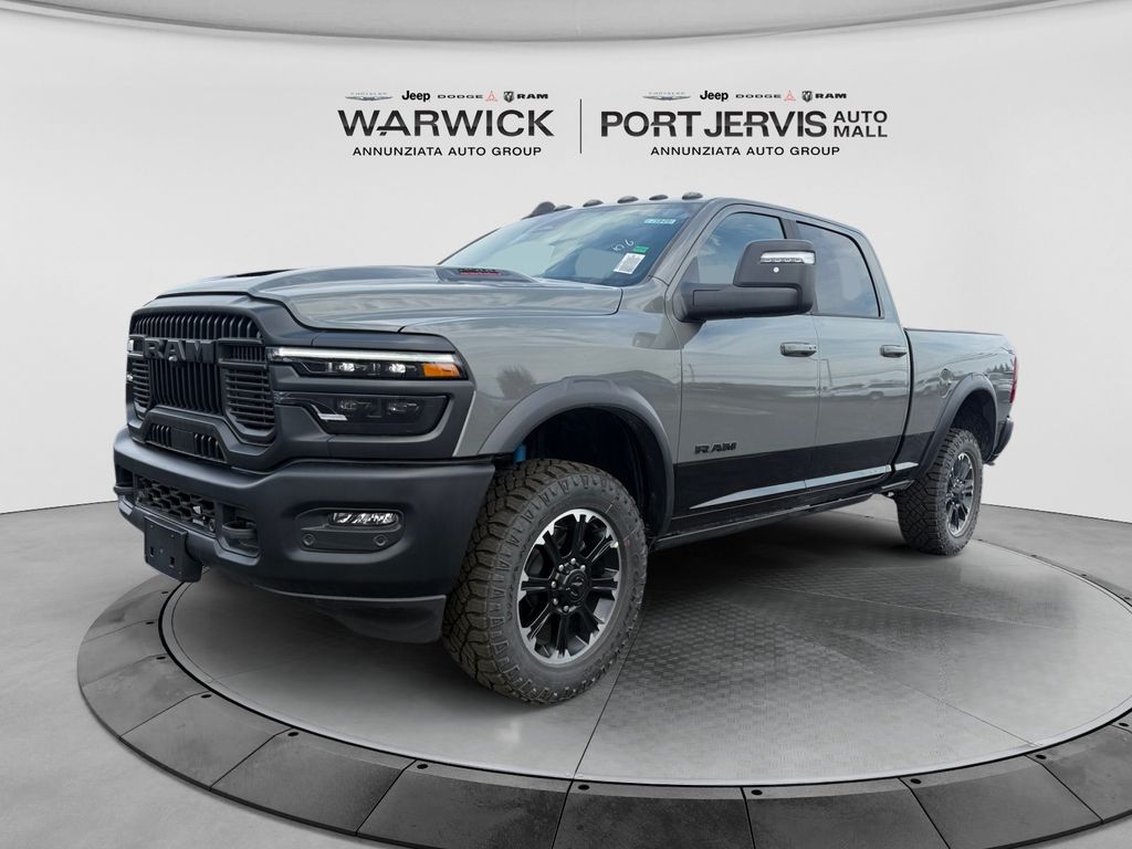 Ceramic Gray Clearcoat 2026 RAM 2500 Rebel Crew Cab 4WD Pickup Truck Four-Wheel Drive 8-Speed Automatic