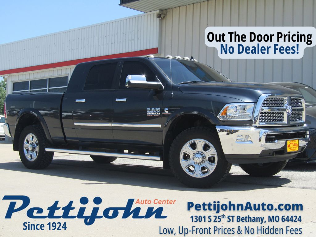 Gray (Maximum Steel Metallic Clearcoat) 2018 RAM 3500 Pickup Truck Four-Wheel Drive 6-Speed Automatic