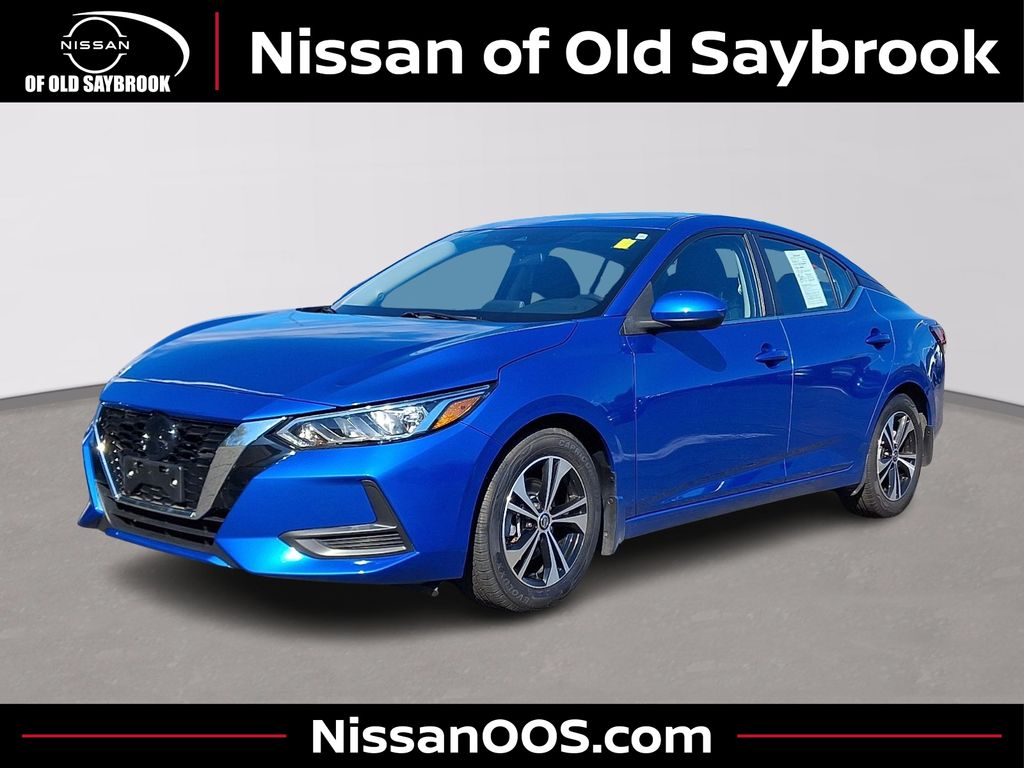 Electric Blue Metallic 2022 Nissan Sentra Sedan Front-Wheel Drive Continuously Variable Transmission