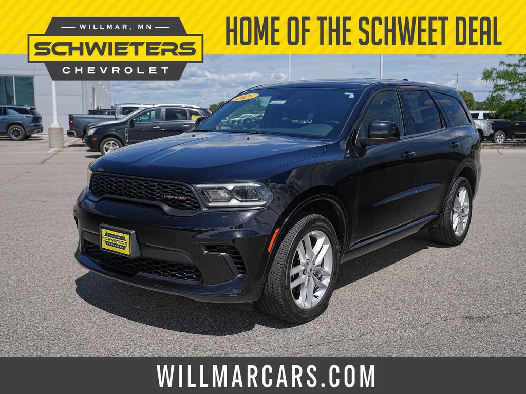 DB Black Crystal Clearcoat 2025 Dodge Durango SUV / Crossover All-Wheel Drive 8-Speed Automatic