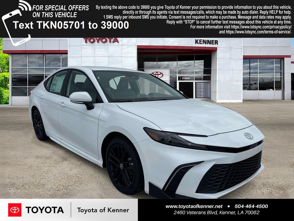 2026 Toyota Camry  White at Toyota of Kenner