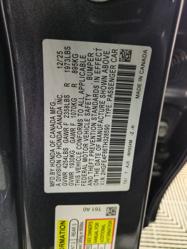 New 2026 Honda Civic Hybrid For Sale in Fort Wayne, IN