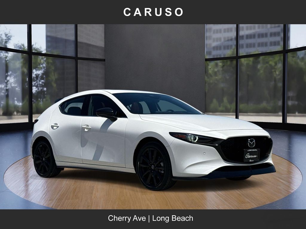 Snowflake White Pearl 2026 Mazda MAZDA3 Hatchback All-Wheel Drive 6-Speed Automatic
