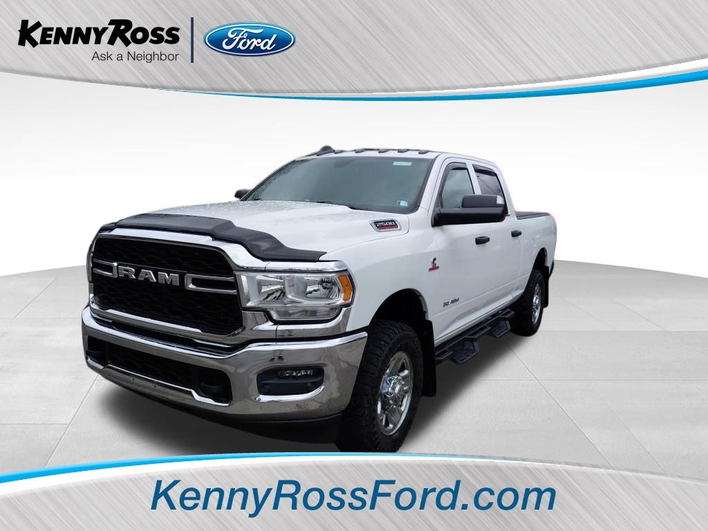 Bright White Clearcoat 2021 RAM 2500 Tradesman Crew Cab 4WD Pickup Truck Four-Wheel Drive 6-Speed Automatic