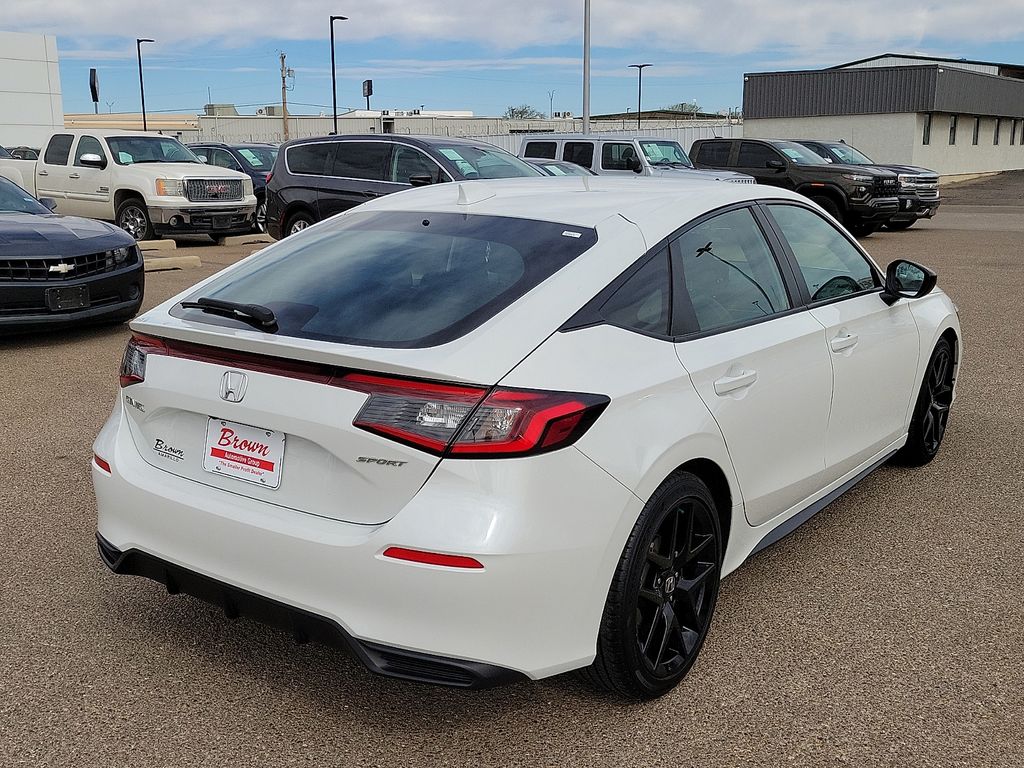 2025 Honda Civic Sport White at Brown Honda