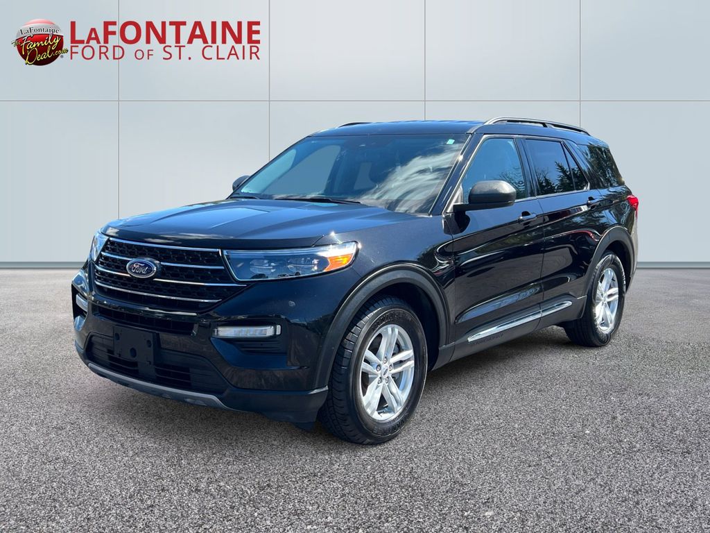 Black Metallic 2024 Ford Explorer SUV / Crossover Rear-Wheel Drive Automatic
