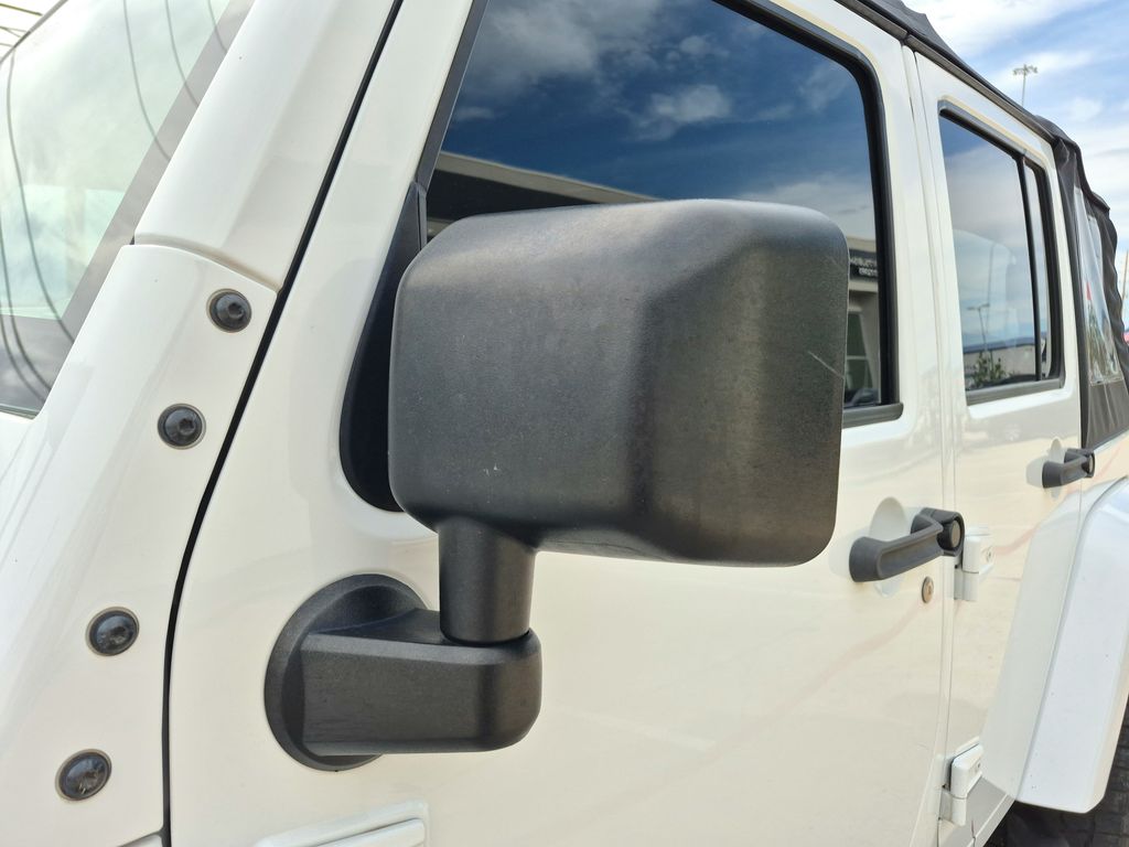 2018 Jeep Wrangler JK Unlimited Sahara White at Gullo Toyota