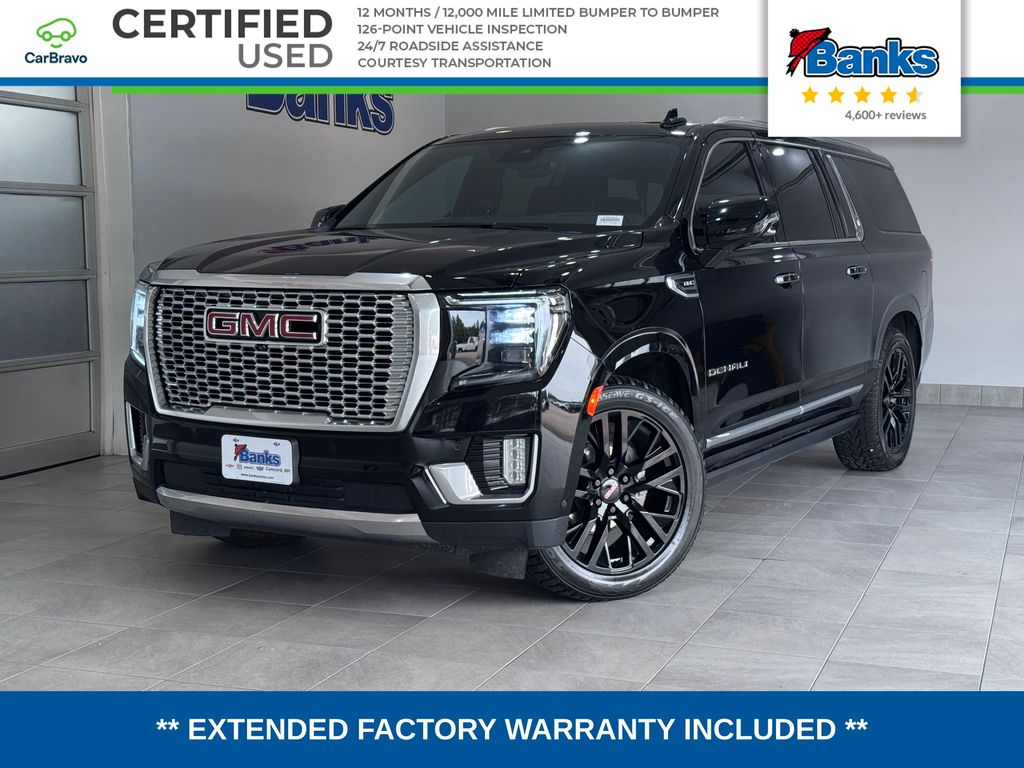 Onyx Black 2023 GMC Yukon XL SUV / Crossover Four-Wheel Drive