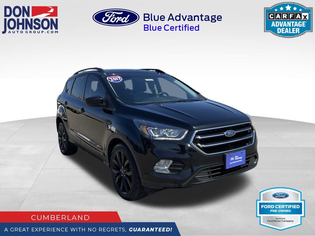 Shadow Black 2017 Ford Escape SE AWD SUV / Crossover All-Wheel Drive 6-Speed Automatic