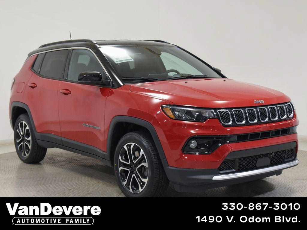 Red 2024 Jeep Compass SUV / Crossover Four-Wheel Drive 8-Speed Automatic