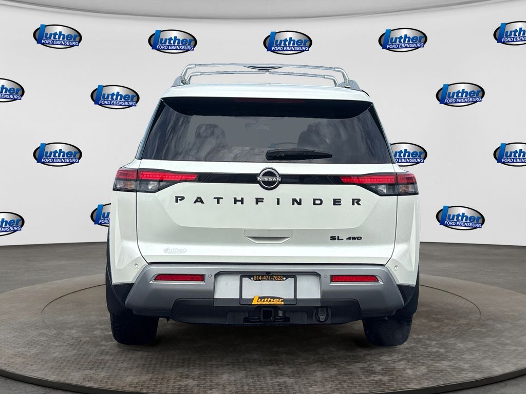2024 Nissan Pathfinder SL White at Bob Ruth Ford