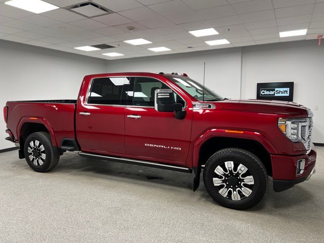Cayenne Red Tintcoat 2022 GMC Sierra 3500HD Pickup Truck Four-Wheel Drive 10-Speed Automatic