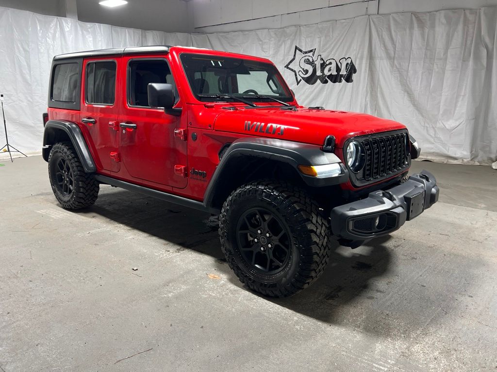 Granite Crystal Met CC 2025 Jeep Wrangler SUV / Crossover Four-Wheel Drive 8-Speed Automatic