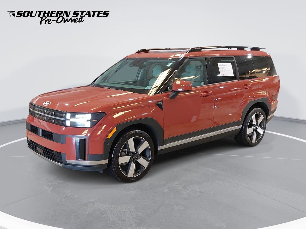 Terracotta Orange 2025 Hyundai Santa Fe Hybrid Limited FWD SUV / Crossover Front-Wheel Drive 6-Speed Automatic