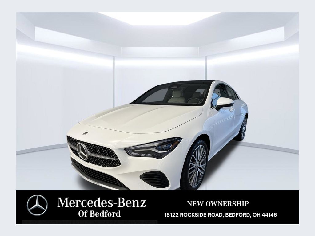 Polar White 2026 Mercedes-Benz CLA Coupe All-Wheel Drive 8-Speed Dual Clutch