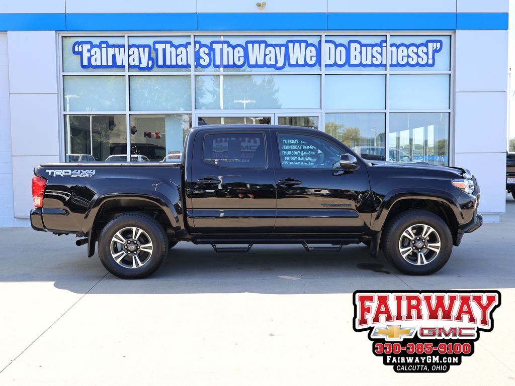 Black 2017 Toyota Tacoma Pickup Truck Four-Wheel Drive 6-Speed Automatic