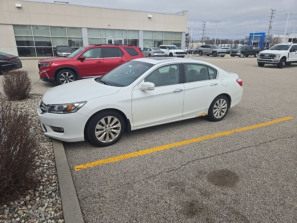 White Orchid Pearl 2013 Honda Accord EX-L V6 Sedan Front-Wheel Drive 6-Speed Automatic
