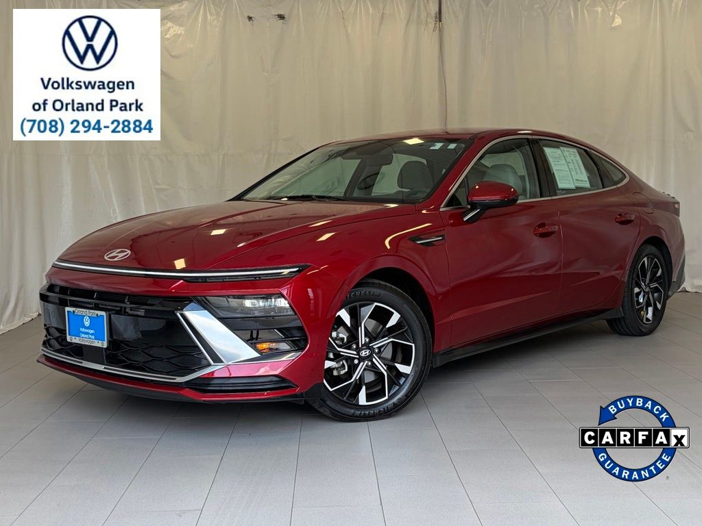 Ultimate red 2024 Hyundai Sonata Sedan Front-Wheel Drive 8-Speed Automatic