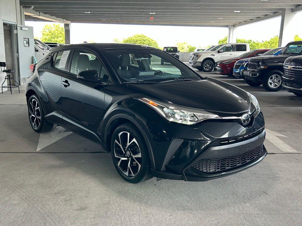 Used 2021 Toyota C-HR XLE with VIN JTNKHMBX6M1110355 for sale in Miami Lakes, FL
