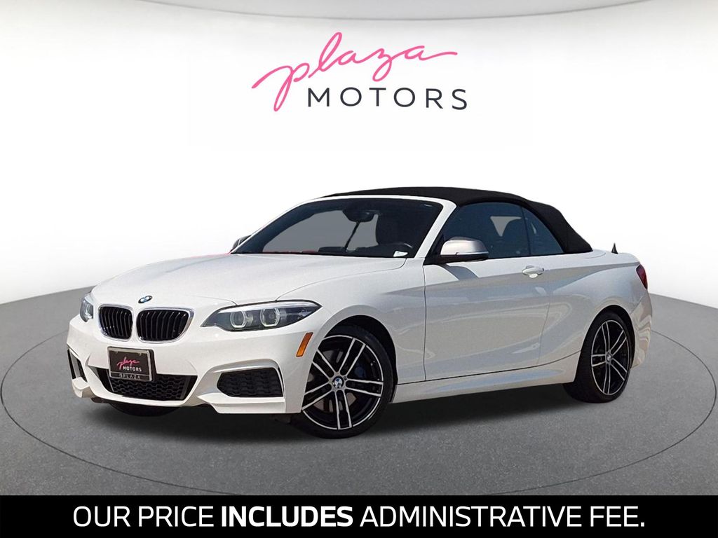 Alpine White 2018 BMW 2 Series Convertible Rear-Wheel Drive 8-Speed Automatic