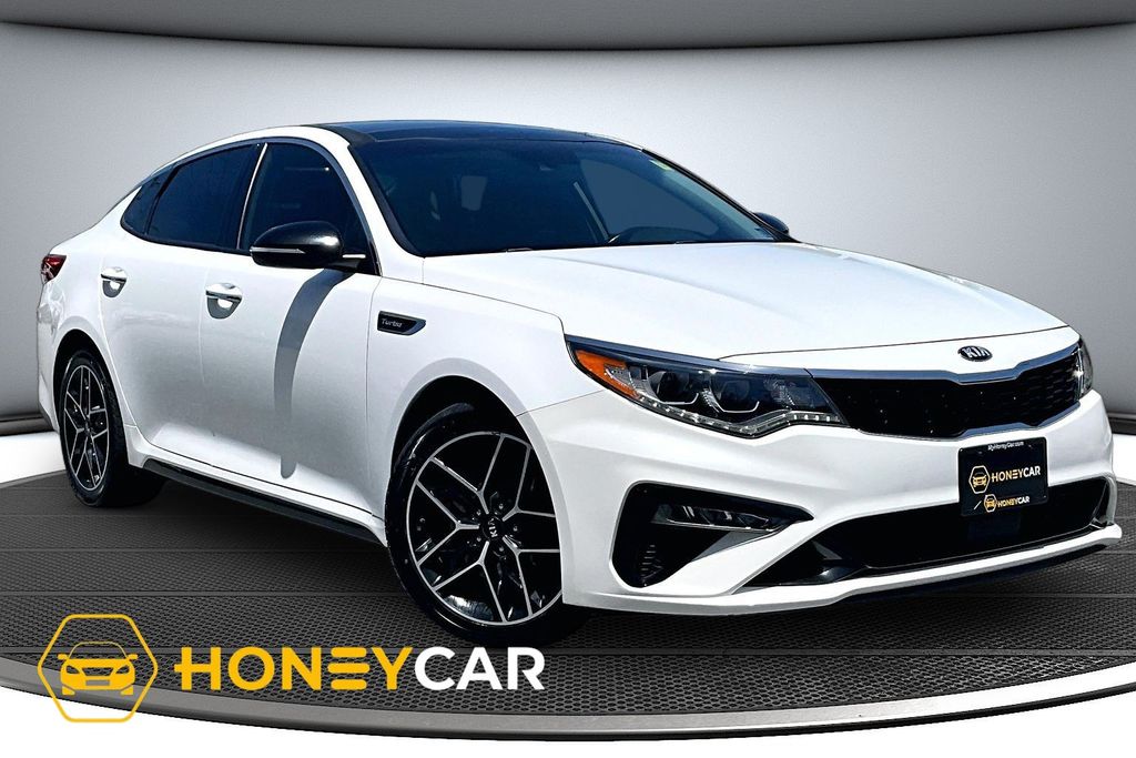 Snow White Pearl 2020 Kia Optima Sedan Front-Wheel Drive 6-Speed Automatic