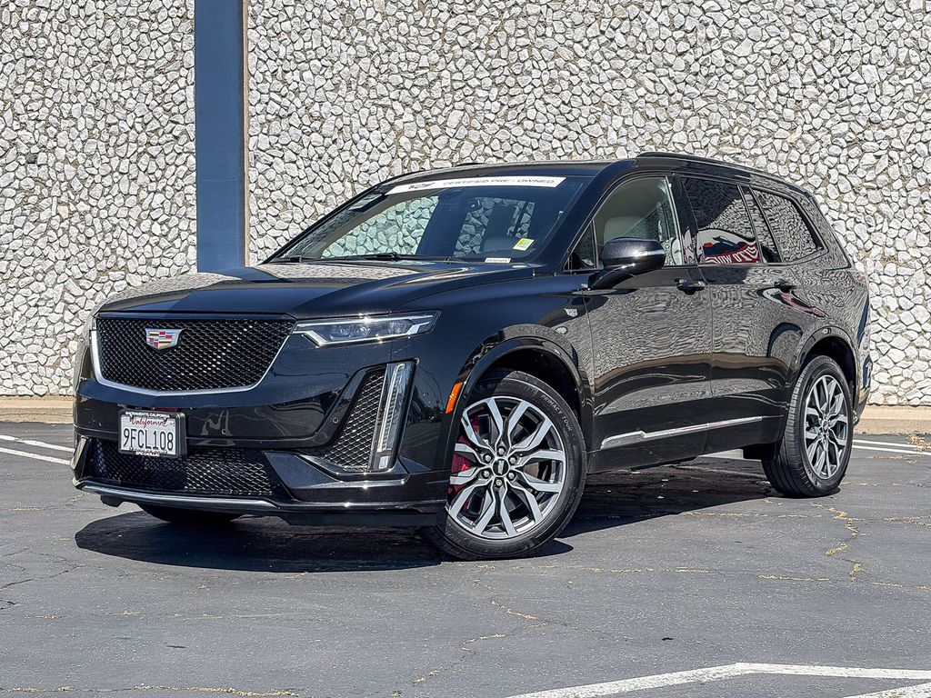 Stellar Black Metallic 2023 Cadillac XT6 Sport AWD SUV / Crossover Four-Wheel Drive 9-Speed Automatic