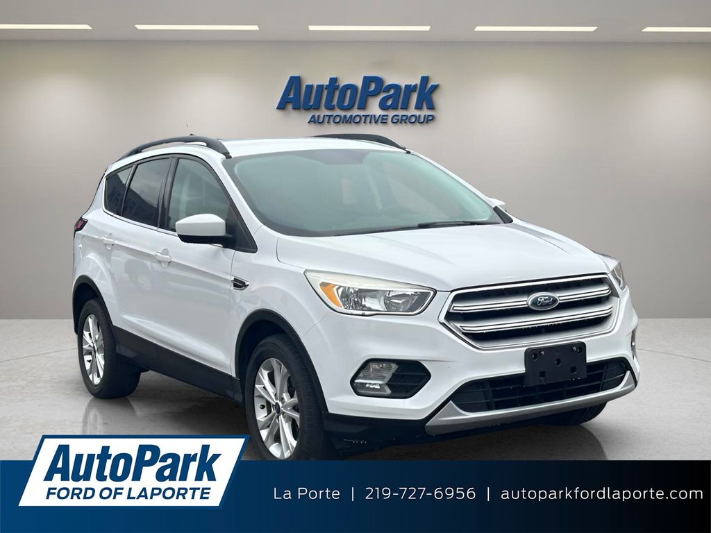Oxford White 2018 Ford Escape SUV / Crossover All-Wheel Drive 6-Speed Automatic