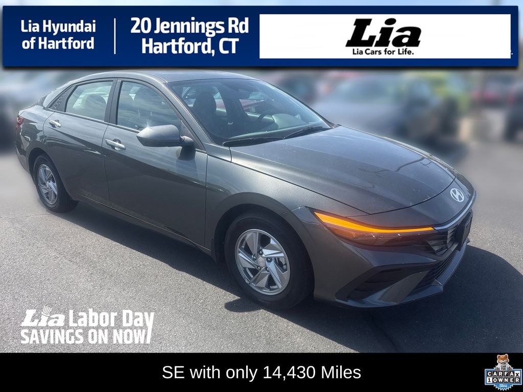 Amazon Gray 2025 Hyundai Elantra Sedan Front-Wheel Drive Continuously Variable Transmission