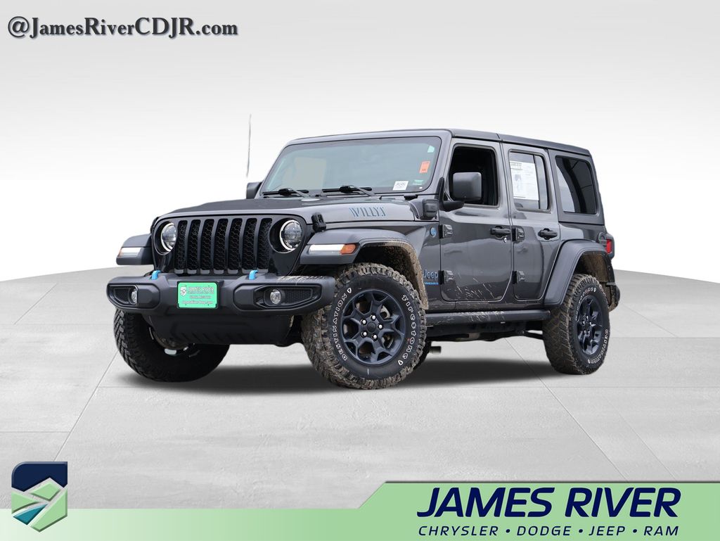 Gray (Granite Crystal Metallic Clearcoat) 2023 Jeep Wrangler 4xe SUV / Crossover Four-Wheel Drive 8-Speed Automatic
