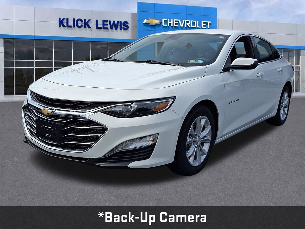 2025 Chevrolet Malibu LT White at Klick Lewis Buick Chevrolet
