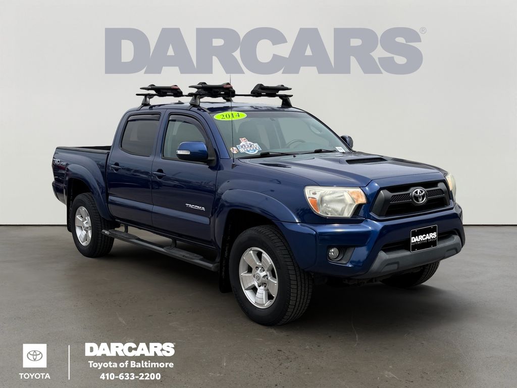 Blue Ribbon Metallic 2014 Toyota Tacoma Pickup Truck Four-Wheel Drive 5-Speed Automatic