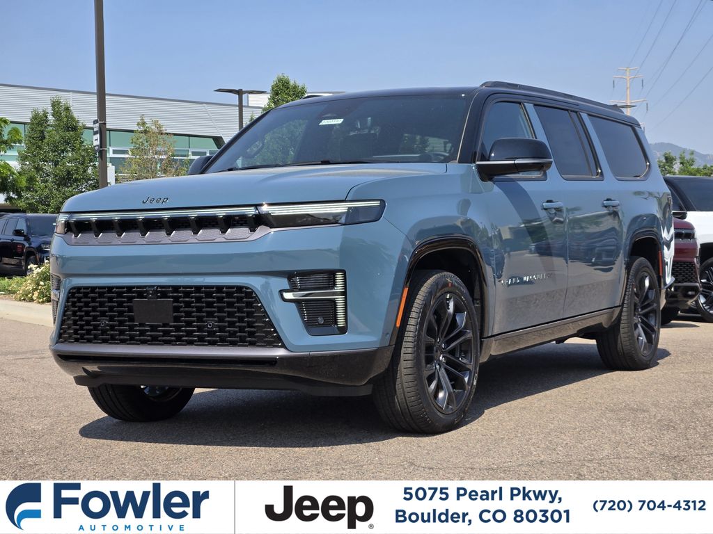 Gray (Steel Blue) 2026 Jeep Grand Wagoneer L SUV / Crossover Four-Wheel Drive 8-Speed Automatic