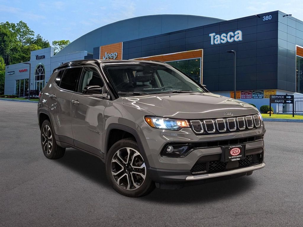 Sting-Gray Clearcoat 2022 Jeep Compass SUV / Crossover Four-Wheel Drive 9-Speed Automatic