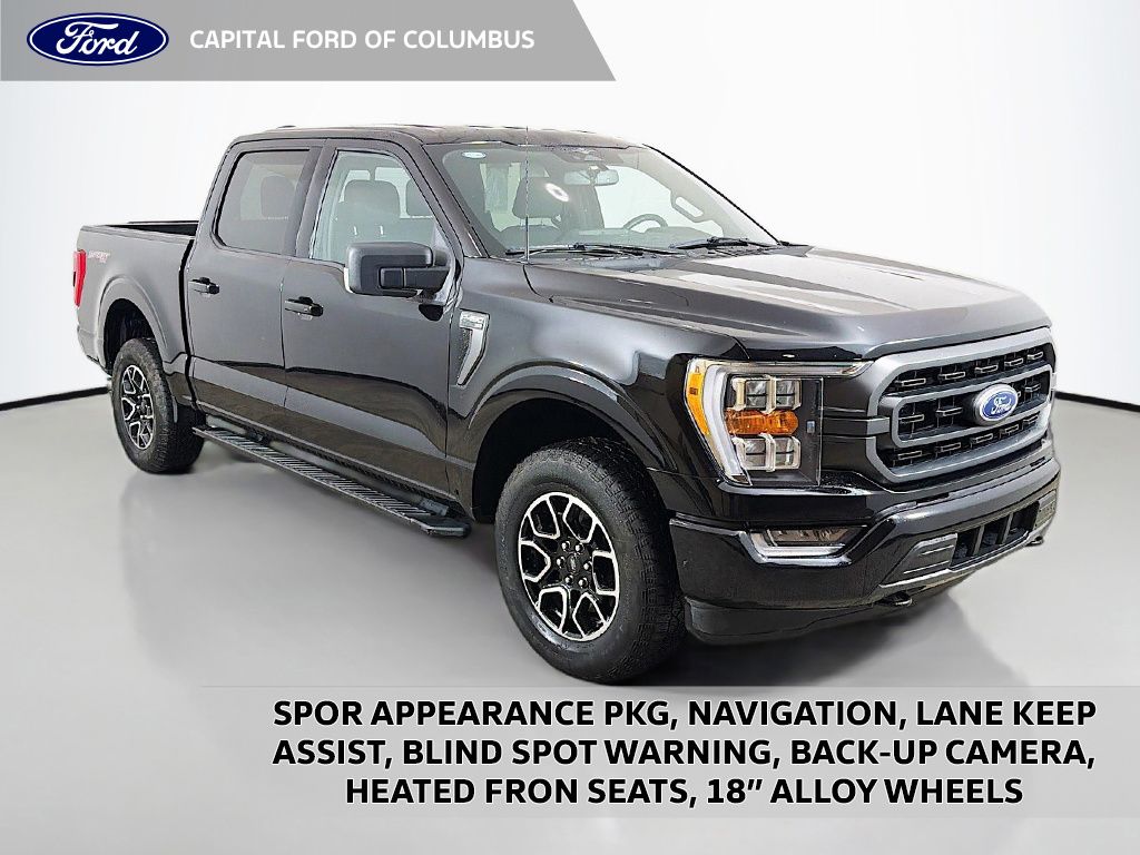 Agate Black Metallic 2023 Ford F-150 Pickup Truck Four-Wheel Drive Automatic