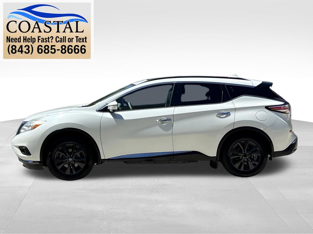 2017 Nissan Murano SV White at Coastal Chevrolet Cadillac