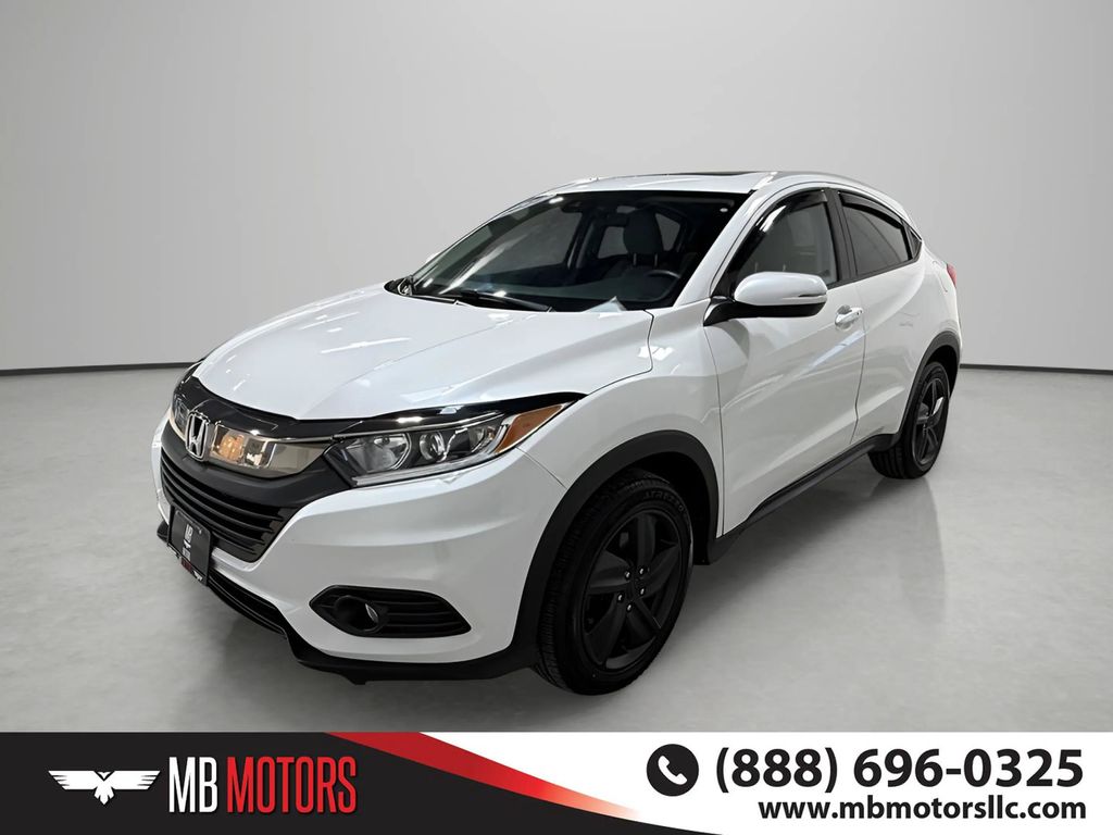 White 2021 Honda HR-V SUV / Crossover All-Wheel Drive Continuously Variable Transmission