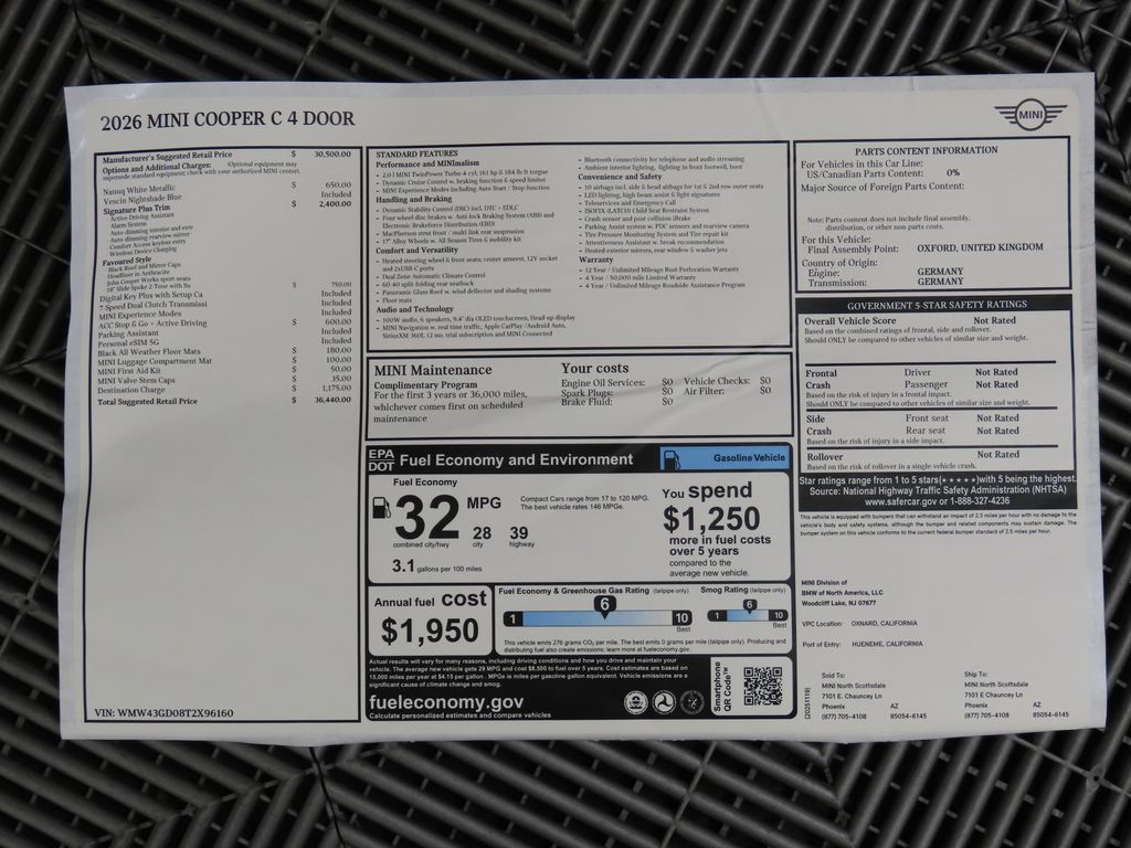 Thumbnail: 2026 MINI Cooper - 9