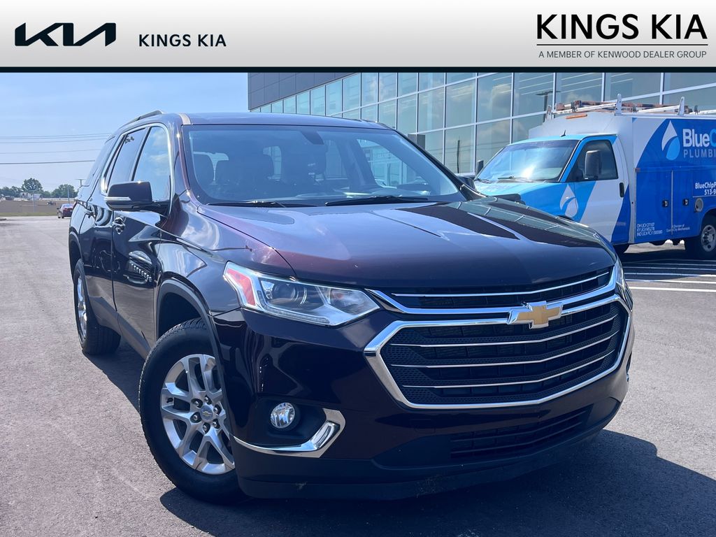 Black Cherry Metallic 2020 Chevrolet Traverse SUV / Crossover Front-Wheel Drive 9-Speed Automatic