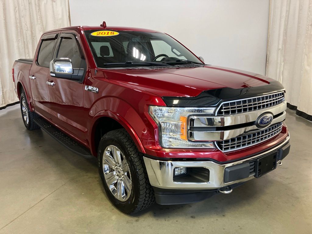 Ruby Red Metallic 2018 Ford F-150 Pickup Truck Four-Wheel Drive Automatic
