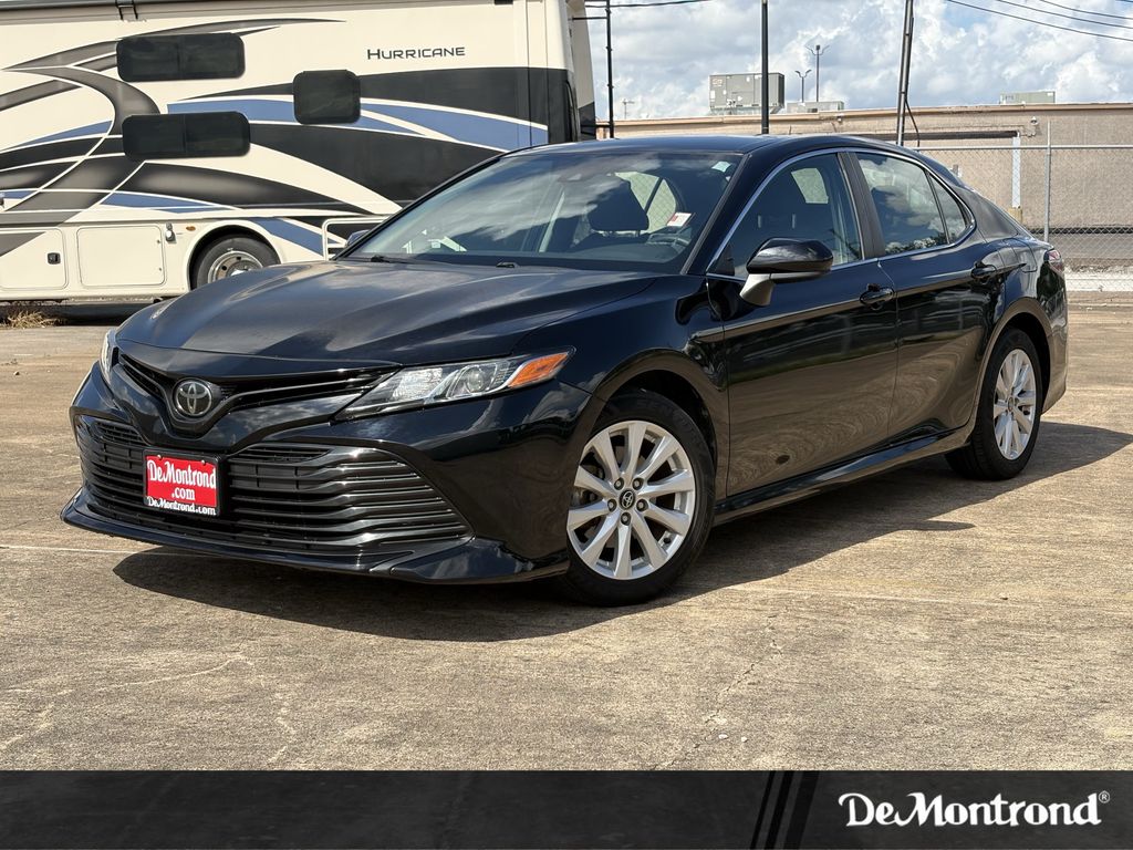 2020 Toyota Camry LE Black at DeMontrond Auto Country