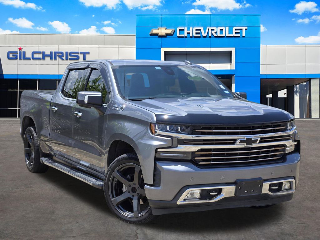 Gray (Satin Steel Metallic) 2019 Chevrolet Silverado 1500 Pickup Truck Four-Wheel Drive Automatic
