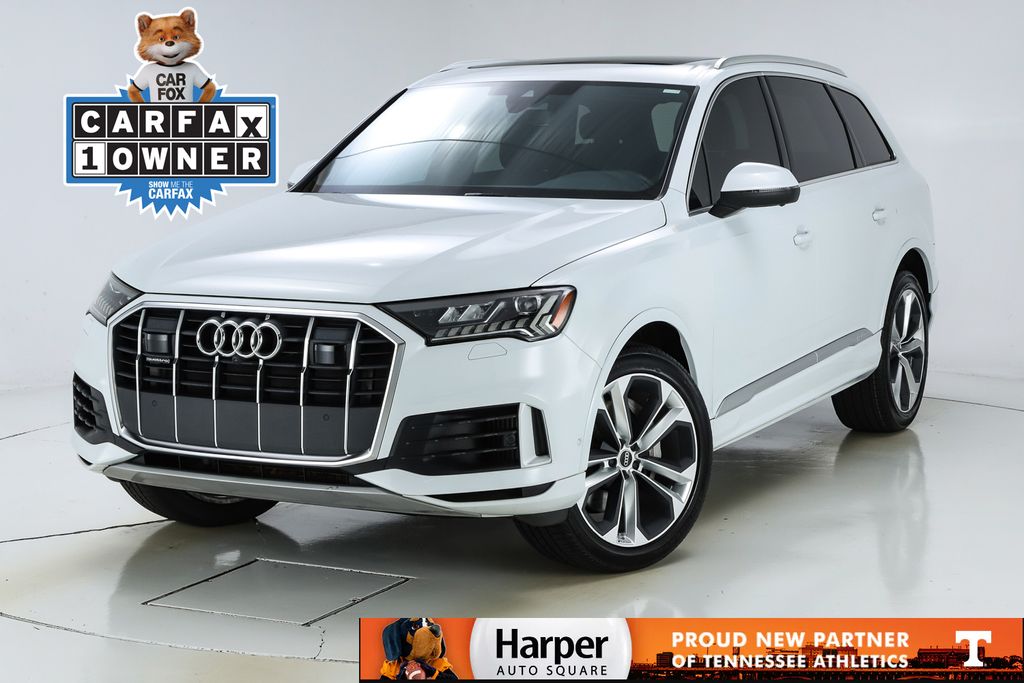 Glacier White 2023 Audi Q7 SUV / Crossover All-Wheel Drive 8-Speed Automatic