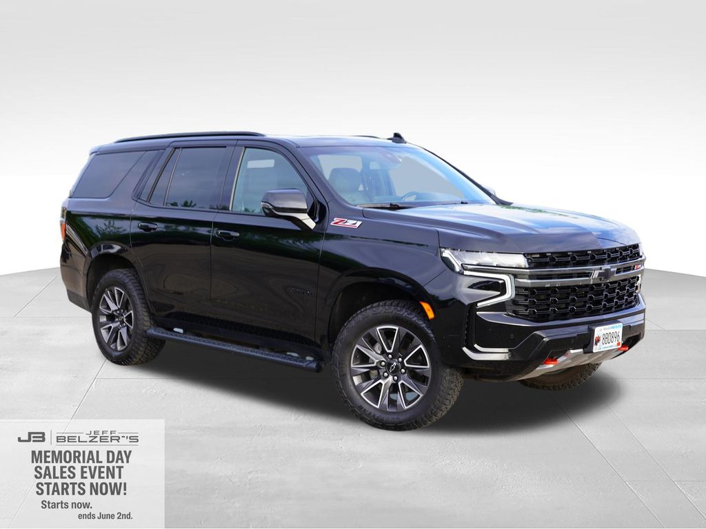 Black 2021 Chevrolet Tahoe Z71 4WD SUV / Crossover Four-Wheel Drive