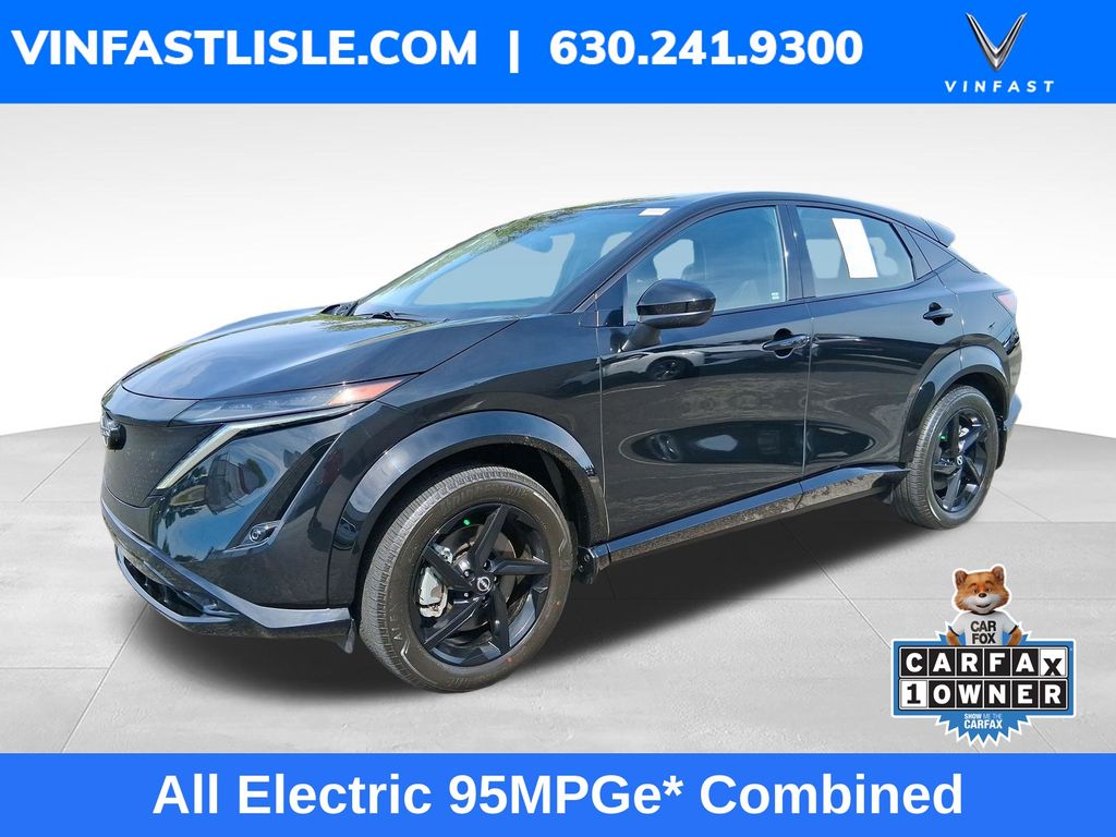 Black Diamond Pearl 2024 Nissan Ariya SUV / Crossover All-Wheel Drive Continuously Variable Transmission