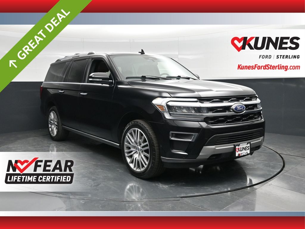 Black Metallic 2022 Ford Expedition MAX Limited 4WD SUV / Crossover Four-Wheel Drive Automatic