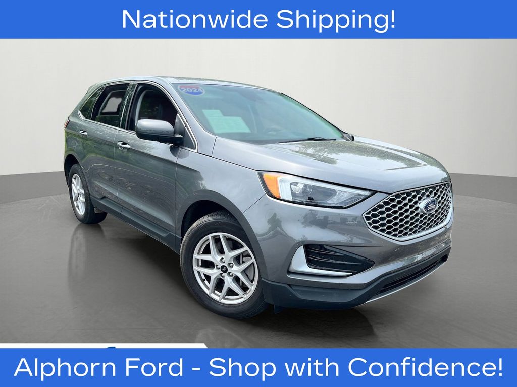 Gray Metallic 2024 Ford Edge SUV / Crossover All-Wheel Drive 8-Speed Automatic