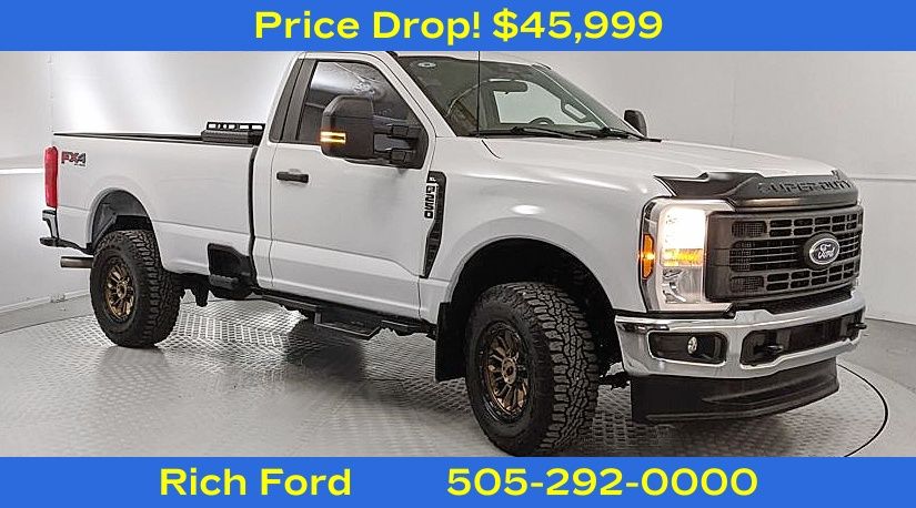 Oxford White 2024 Ford F-250 Super Duty XL LB 4WD Pickup Truck Four-Wheel Drive Automatic