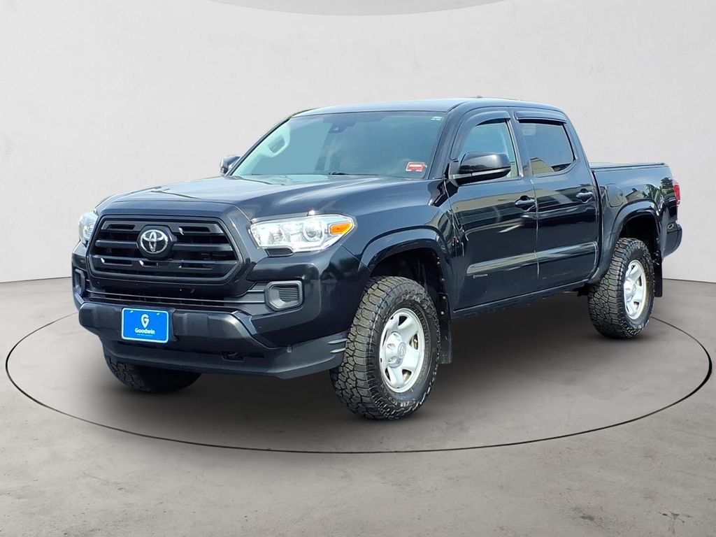Midnight Black Metallic 2019 Toyota Tacoma Pickup Truck Four-Wheel Drive 6-Speed Automatic