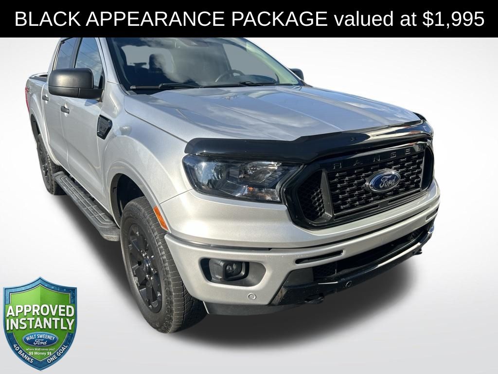 Ingot Silver 2019 Ford Ranger Pickup Truck Four-Wheel Drive Automatic