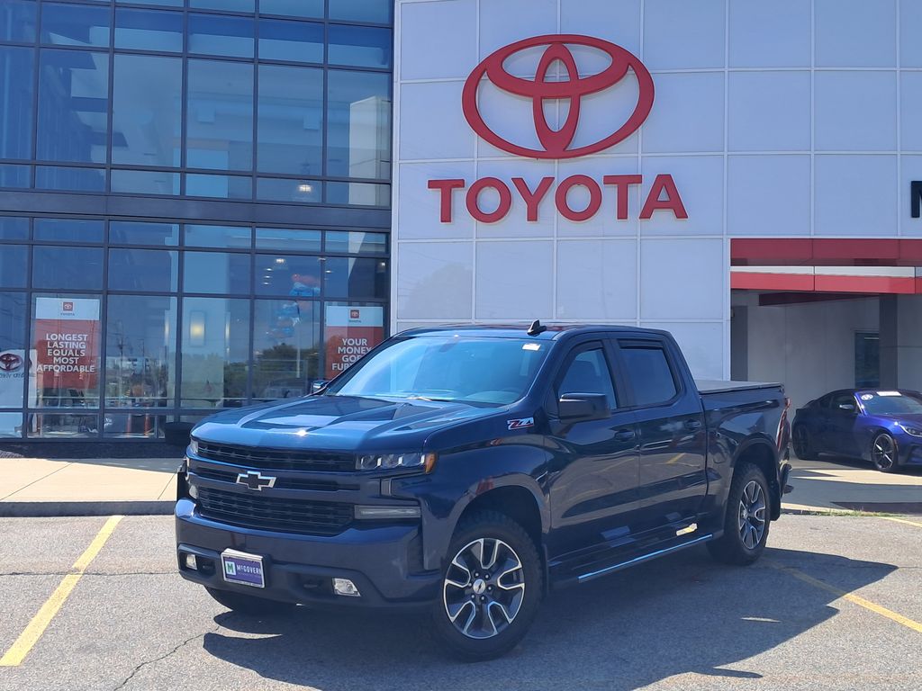 Northsky Blue Metallic 2020 Chevrolet Silverado 1500 Pickup Truck Four-Wheel Drive 8-Speed Automatic